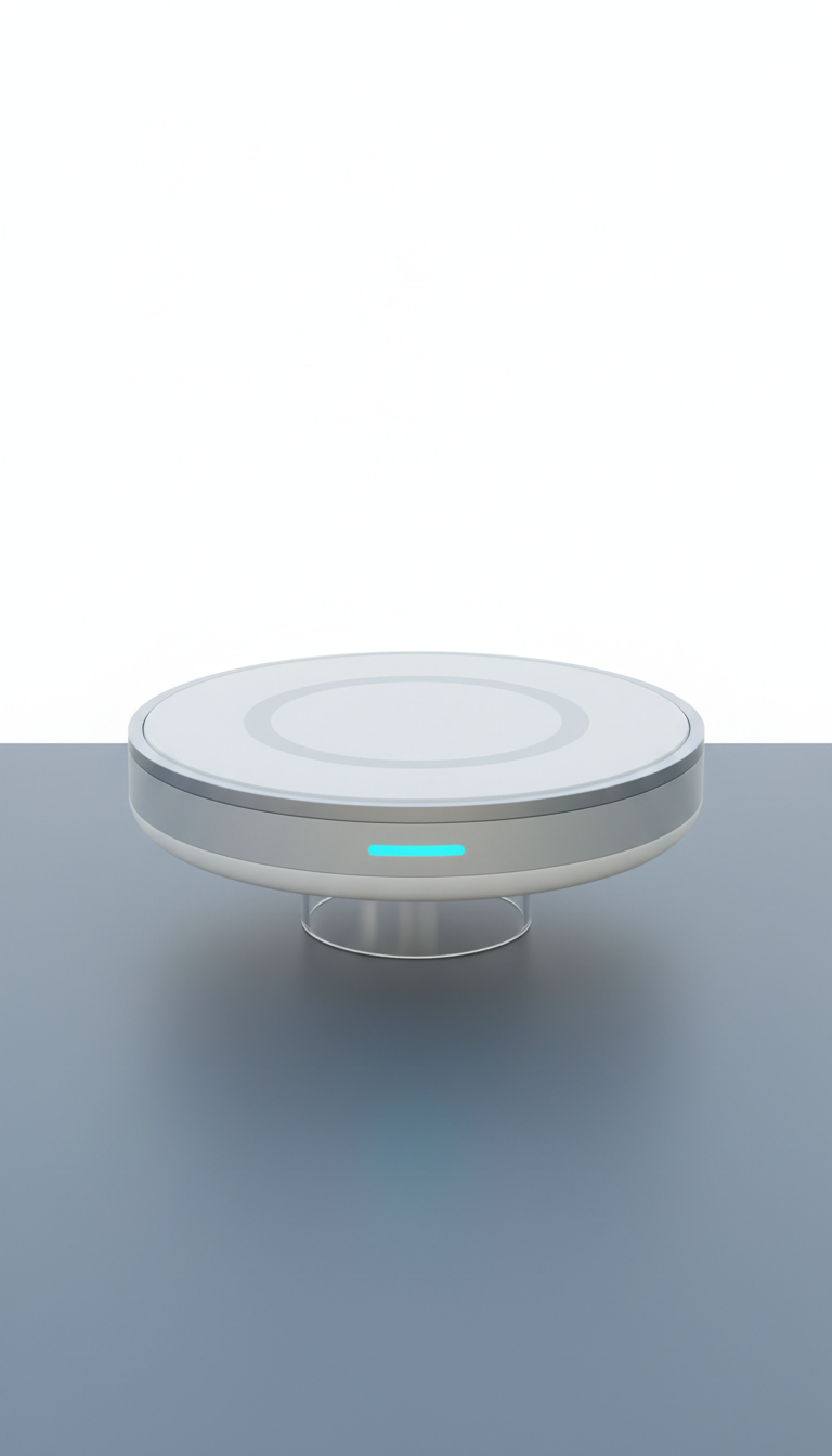 Wireless Charging Pad with Soft-Touch Finish